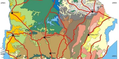 Mapa Uruguaj klímy 