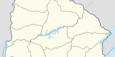 Mapa Uruguaj osnovy