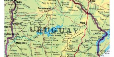 Mapa Uruguaj